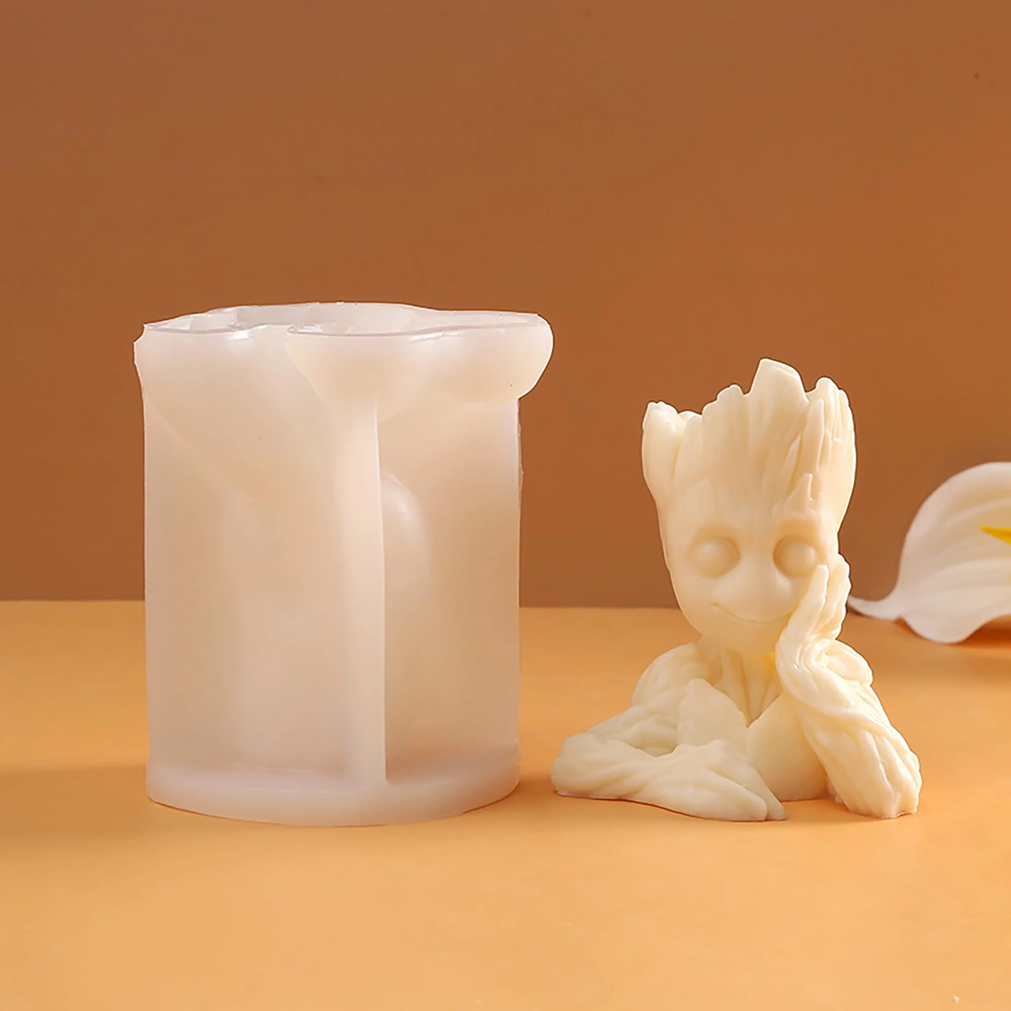 3D Big Tree Candle Silikonform DIY handgemachte Groot Duftkerzen Gips Modell Werkzeug für kreative Heimhandwerk