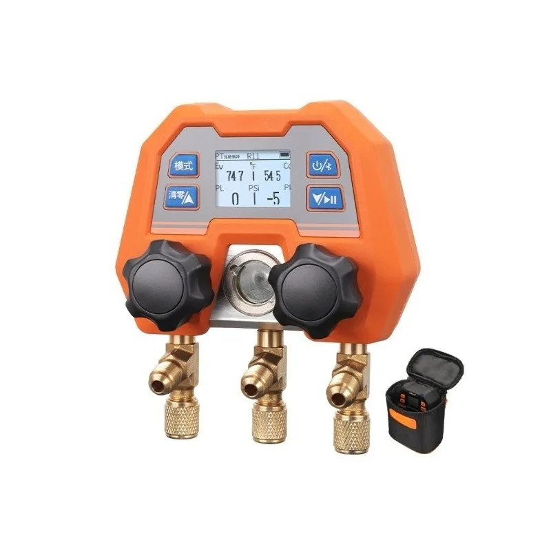 Bluetooth Wireless APP Digital Fluorine Adding Meter Automotive Air Conditioning Refrigerant Pressure Gauge 2025 NEW