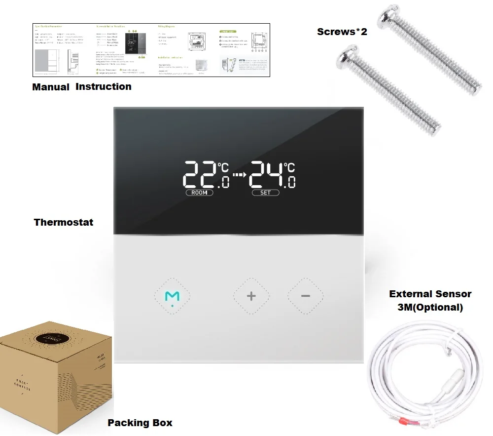 Smart Home Thermostat For Electric Water Warm Floor Gas Boiler Heating Intelligent Automation Digital Temperature Controller