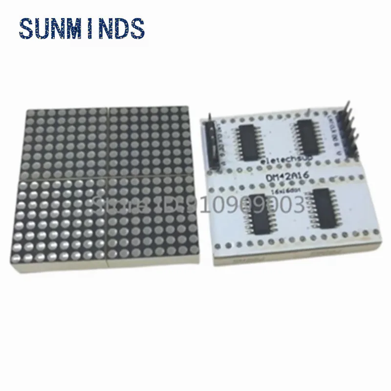 1pcs DM42A16 sketch 16x16 Matrix Dot Red mini LED Display for MEGA2560 DUE NANO LEONARDO MICRO