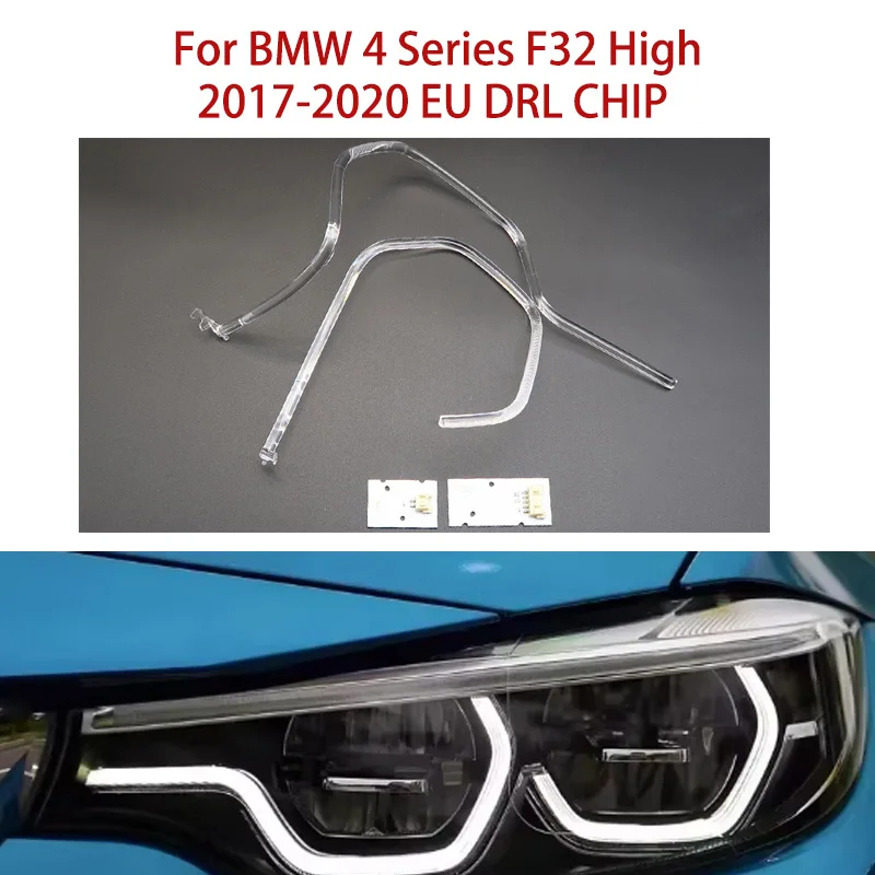 

Daytime Headlights For BMW Angel Eye Chip 4 Series White Light F32 Ballast 2017-2020 Conduit Strip LED Car DRL CHIP European