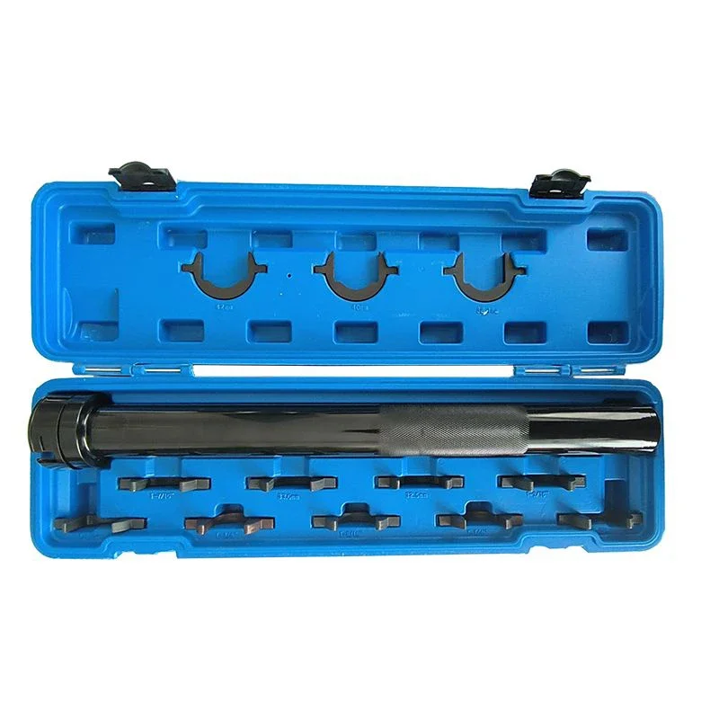 

13 Pieces Set Of Steering Gear Tiller Wrench, Internal Ball Joint Extractor, Screw Rod and Rod Disassembly Tool