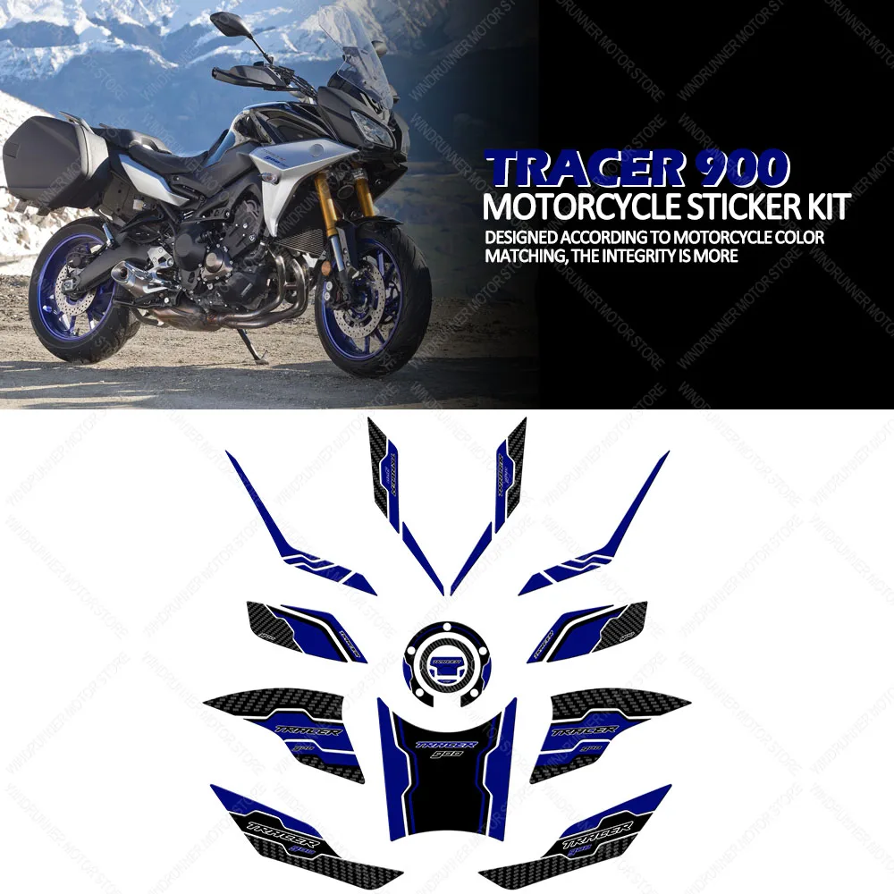 

For TRACER 900 tracer 900 Motorcycle Accessories Tank Pad 3D Gel Epoxy Resin Stickers Kit Anti-Slip Waterproof Sticker