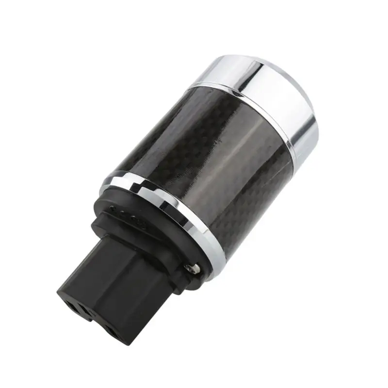 Hot-For Hifi Amplifiers And For Audio Equipment Compatible Plated AC Power Cable Female Connector Audiophile Power Plug