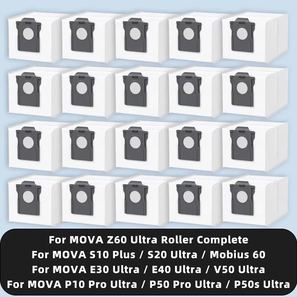 Worek na kurz kompatybilny z MOVA E30 Ultra / E40 Ultra / P50s Ultra / S20 Ultra / V50 Ultra / P10 Pro Ultra / P50 Pro Ultra / Mobius 60 / S10 Plus / Z60 Ultra Roller Complete — 2