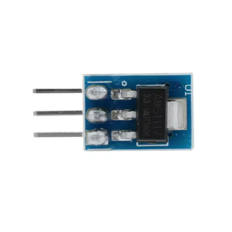 5-50 Buah 5V Ke 3.3V DC-DC Modul Buck Catu Daya Step Down AMS1117 800MA Papan Peningkat Dapat Disesuaikan Otomatis Tegangan Batas Mulai