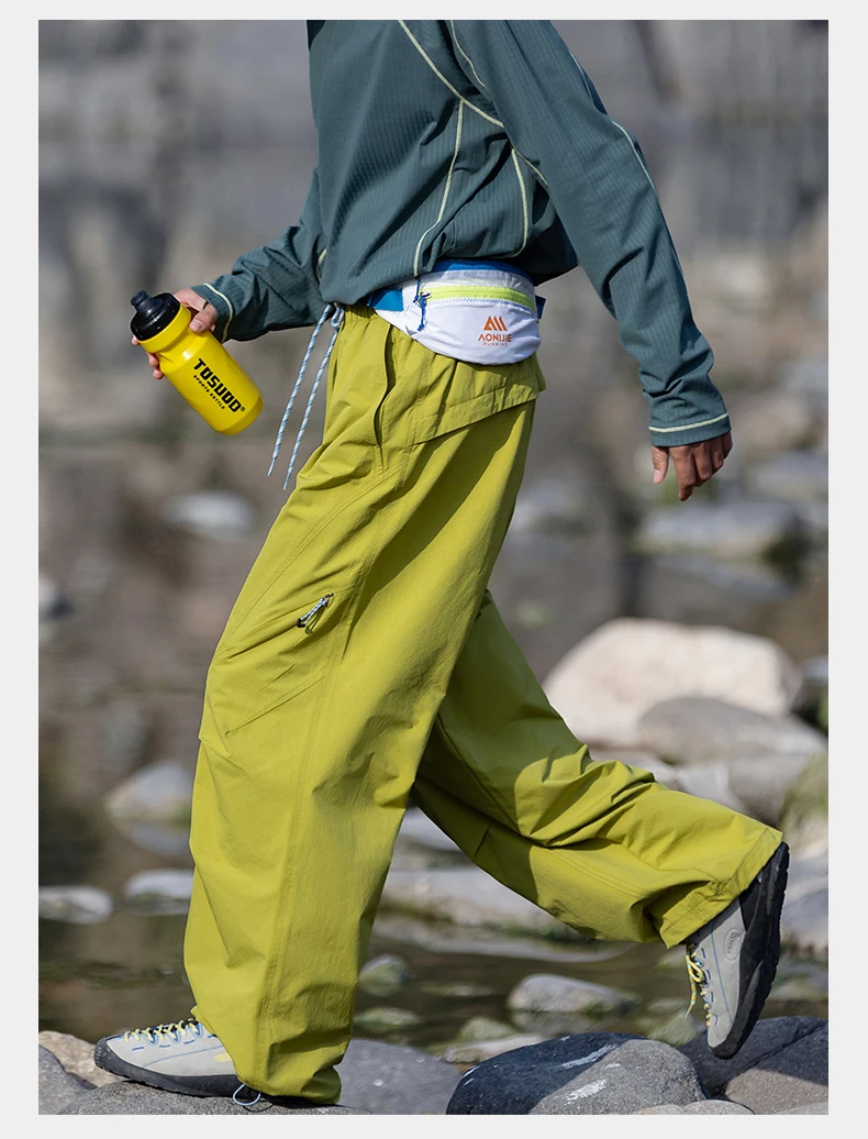 Unisex Loose Fit Hiking Pants with Utility Pockets
