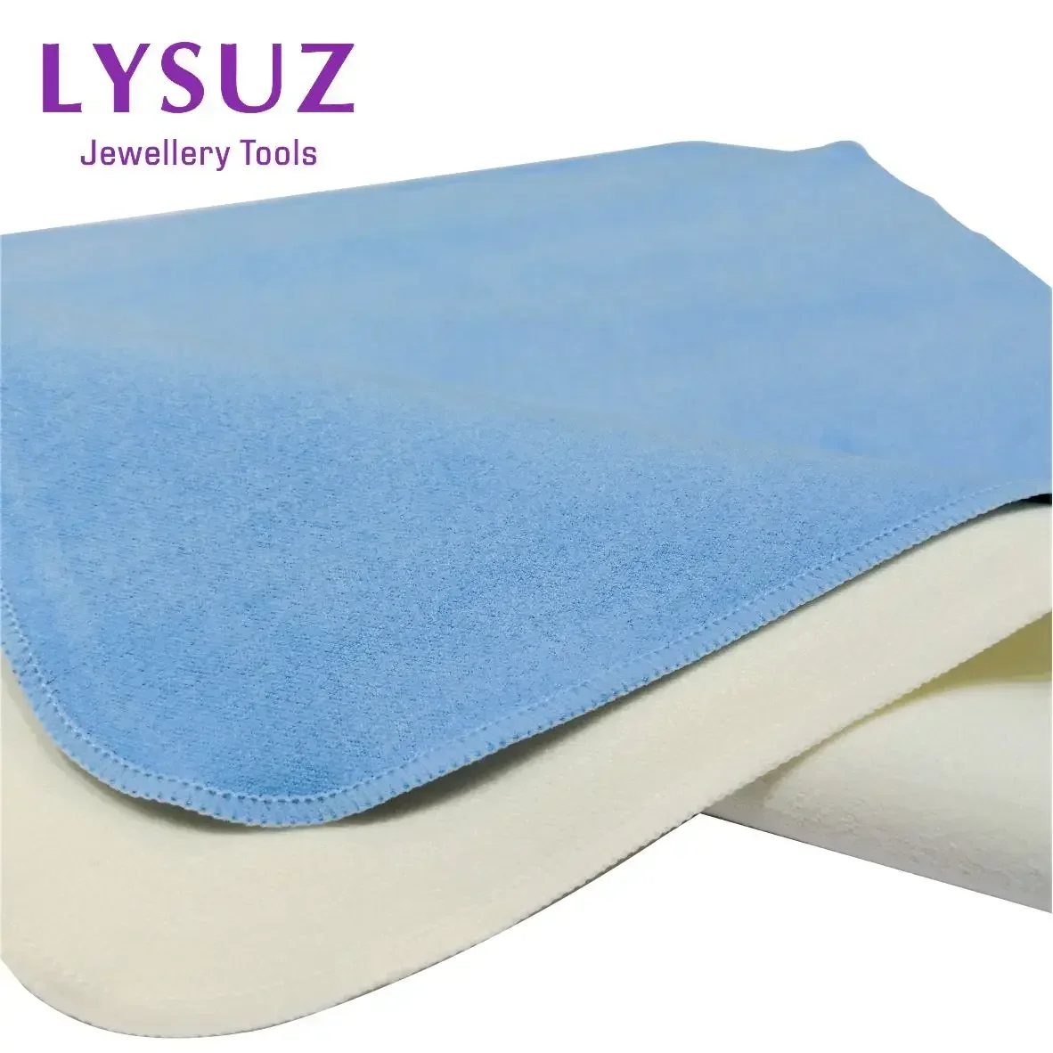 Diamond Gemstone Cleaning Cloth Polishing Without Scratching Pearl Gold Silver Jewelry Mircofiber LYSUZ