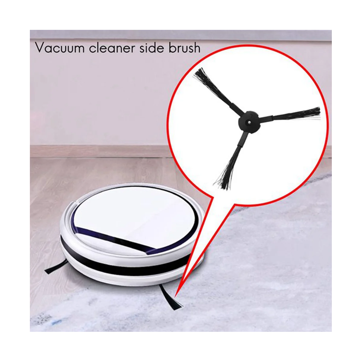4 pezzi di ricambio per Ilife V8S X750 A7 X800 X785 V80 A9S spazzola laterale per aspirapolvere robotico