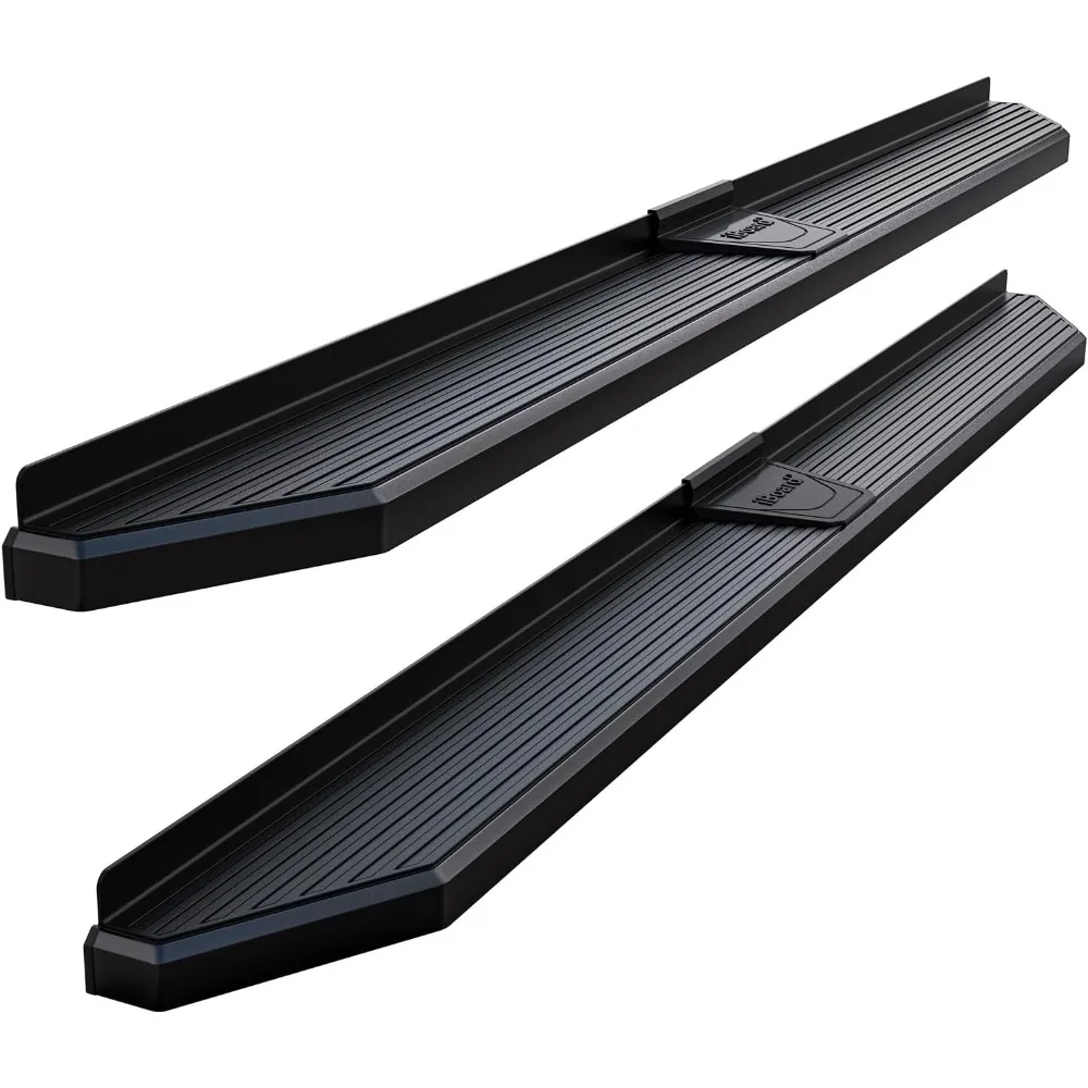 

6-inch Black Stainless Steel Flat Running Boards Side Steps for Nissan Frontier