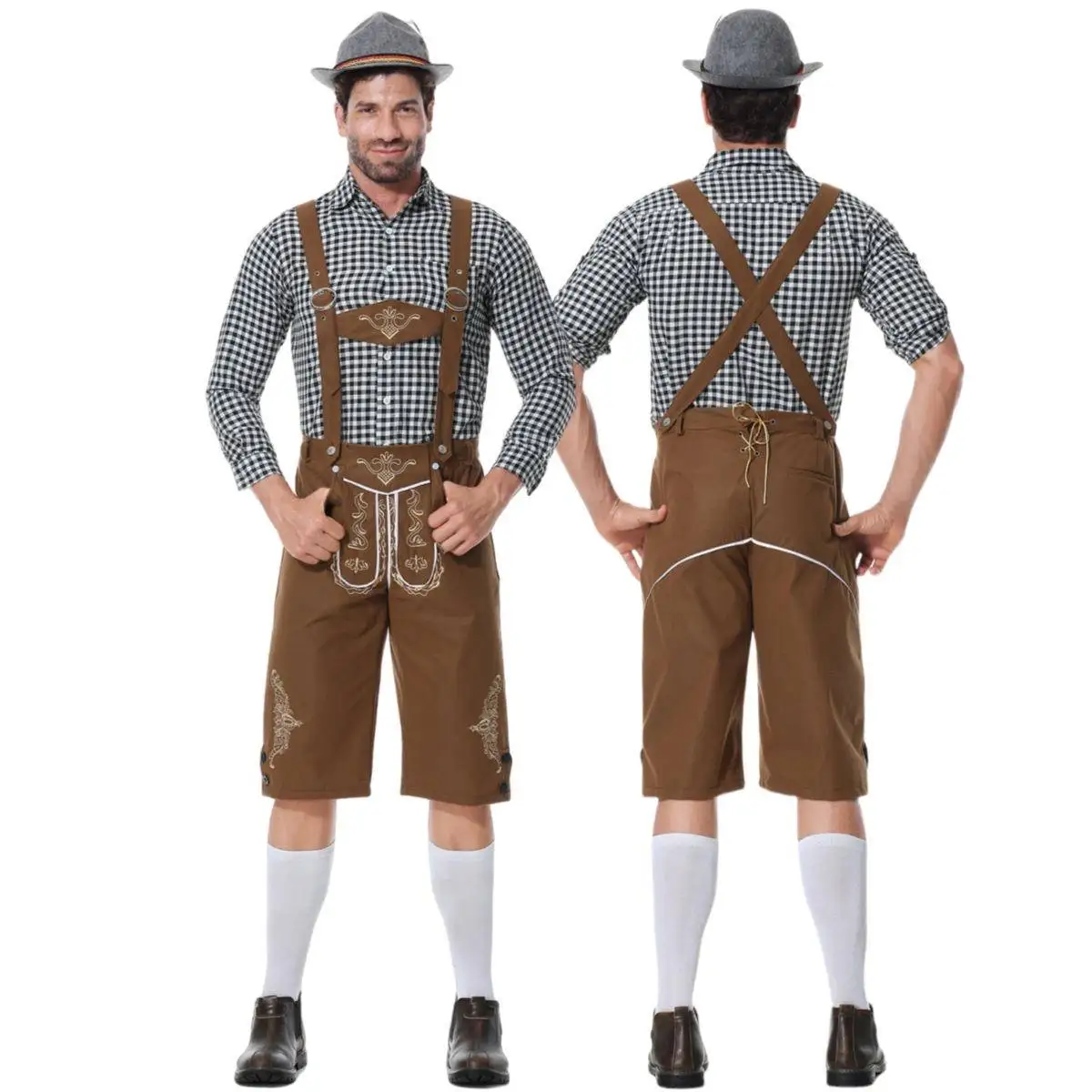 

Мужской костюм для фестиваля пива большого размера, Хэллоуин, бар, orm, наряд для выступления на сцене, этническая одежда, весна, без бренда