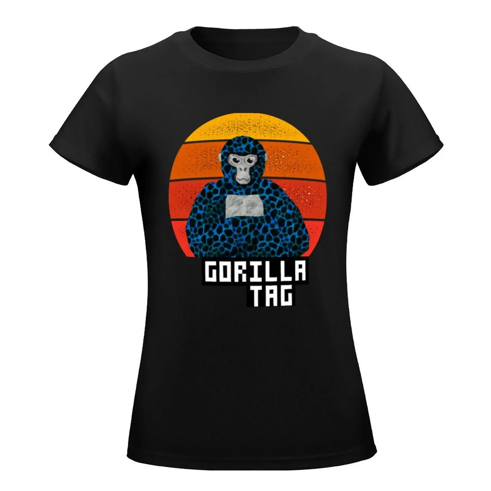 Gorilla tag pfp maker Gorilla Tag Blue Lava vintage T-Shirt cute clothes female workout t shirts for Women