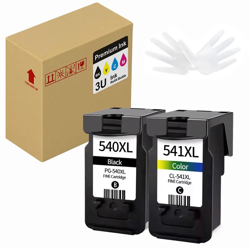 3U PG-540 CL-541 Compatible Ink Cartridge for Canon Pixma MG2250 MG3250 MG4250 MX395 MX435 MX455 MX525 TS5150 TS5151 Printer