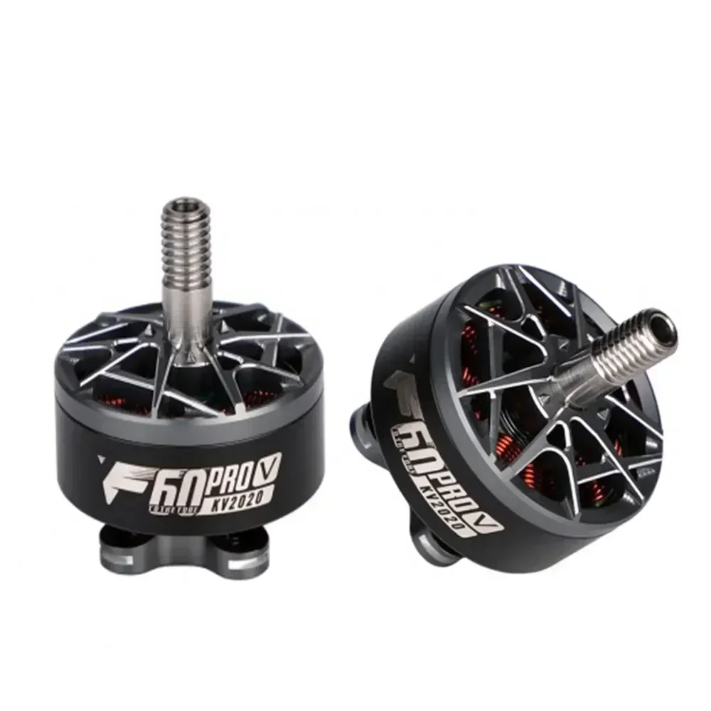 T-Motor F60 PRO V 1750/1950/2020/2550KV borstelloze motor - 4 mm titanium as voor 5-6S FPV Racing & Freestyle Drones - afbeelding 2