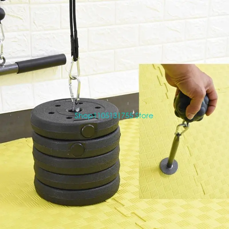 K0EF Steel Weight Plates Loading Pin Weights Lifting Holder Workout Fitness Equipment for Cable Pulley System Stable Reliable