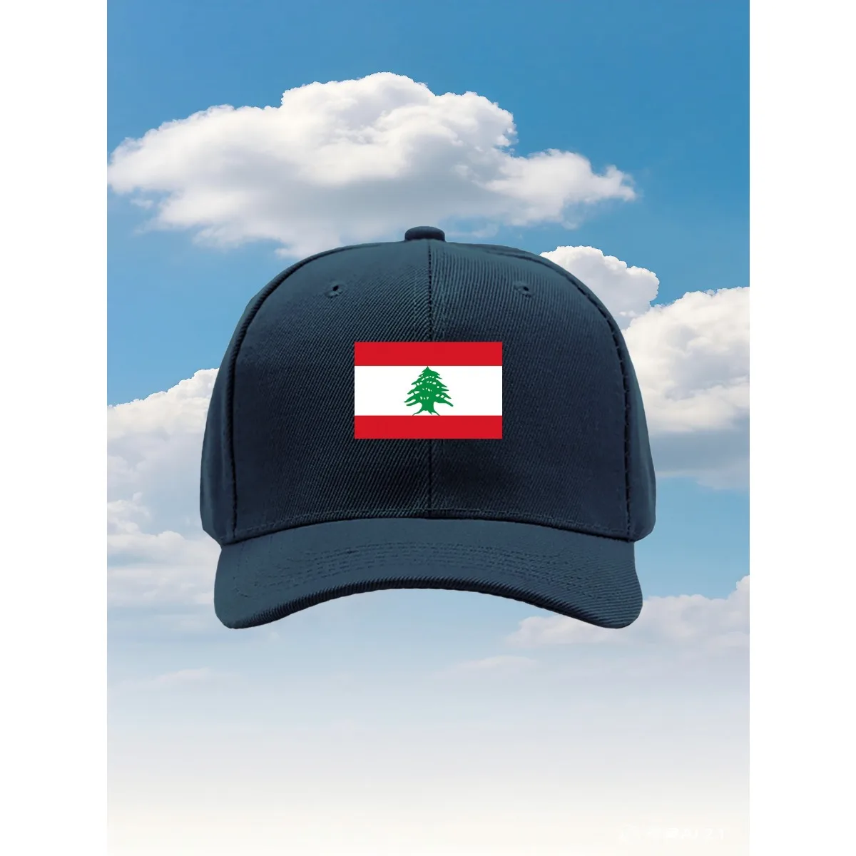 علم لبنان 2025 نموذج جديد قبعة سائق الشاحنة مع مقاس قابل للتعديل وتصميم مطبوع ممتع، مثالية للأنشطة الخارجية والسفر أ