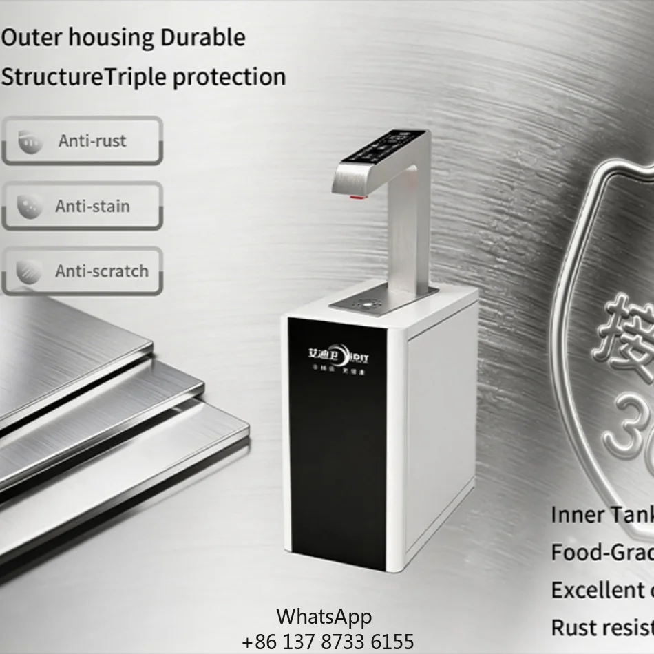 Water Boiler Under Sink Heating Drinking Hot Water IDIY Stainless Steel Water Dispenser 12.5L Instant Heater