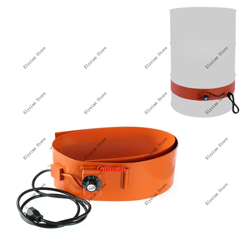 1200W Silicone Band Drum Heater Blanket Oil Biodiesel Honey Butter Metal Barrel Gas Tank For 208L  CE Certification