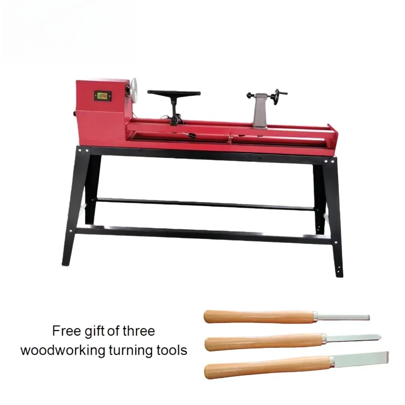 Multifunctional small woodworking lathe with stepper motor, 220V-240V, for bed railing and baseball bat making