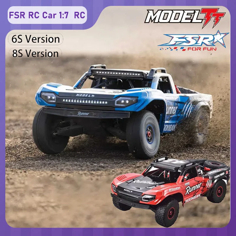 

FSR RC Car 1:7 6S / 8S RTR Brushless 4x4 Electric High Speed RC Desert Truck 2.4G RC Buggy Model Simulation Lights Gift