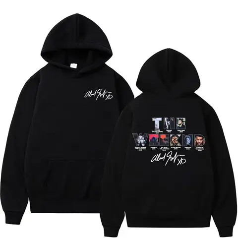 The Weeknd Hurry Up Tomorrow Album Cover 2025 Men's Hoodie Harajuku Hip Hop Fashionable Casual Hoodie