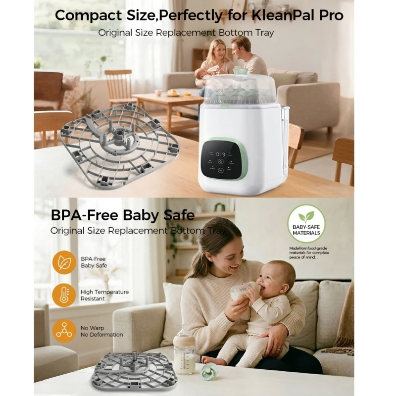  Baby Bottle Cleaning Washer Tray Replacement with 8 Support Posts