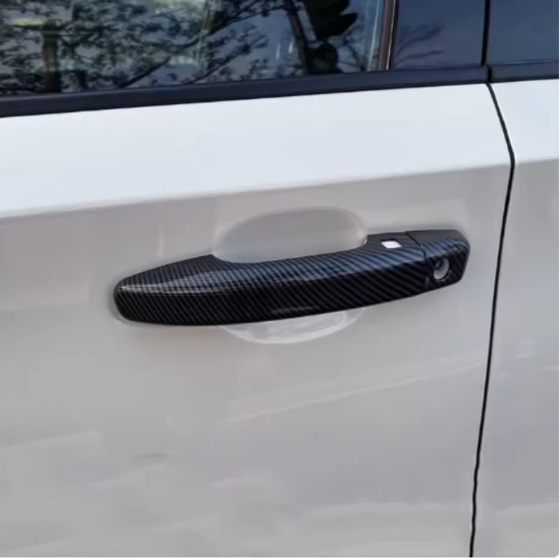 

For Honda Accord 10th 2018 -2022 Carbon fiber Car External Outer Door Handle Catch Cover trim Cap Door Bowl Protector Sticker