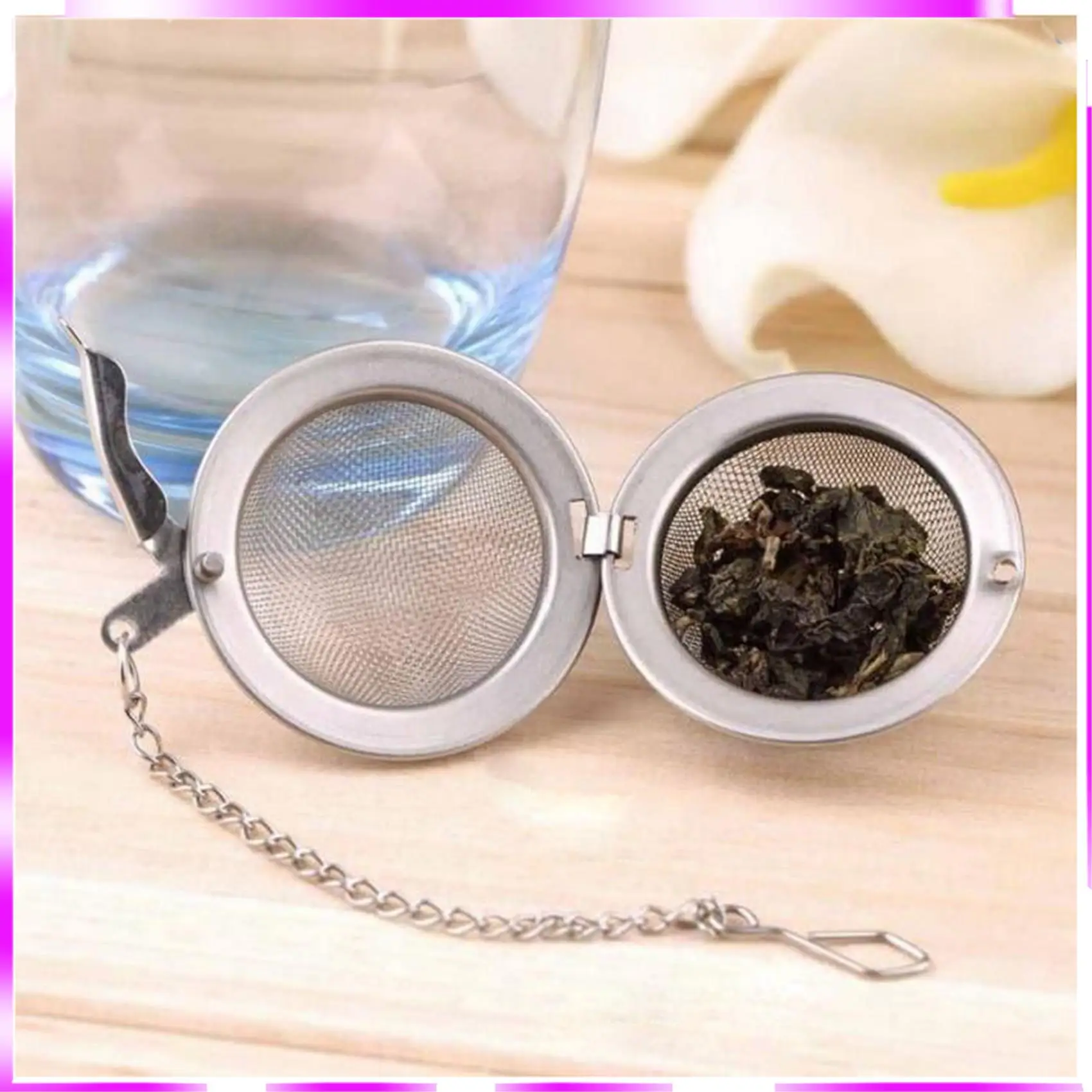 N98R 8PCS Practical Tea Ball, Tea Spices Infuser Filter