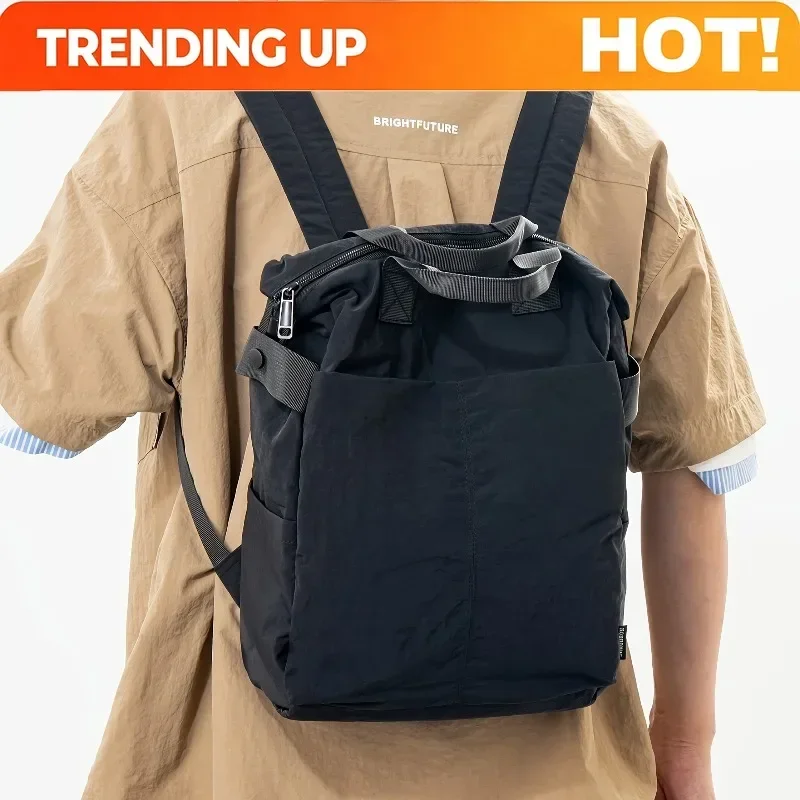 Fashion And Casual Men's And Women's Backpacks With Large Capacity And Multiple Pockets, Zipper Closure, Computer Compartment