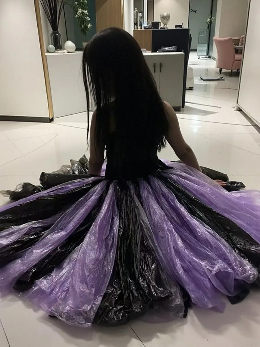 로우인 어린이 소녀 환경 친화적 수공예 재료 반제품 창의적인 유치원 공연