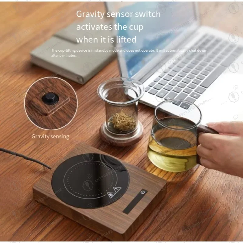 

Portable 100℃ Coil Heating Mat 200W 5-Speed Cup Warmer for Car RV Teapot Coffee Mug