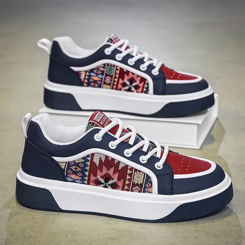 

2025 spring men's shoes new casual trend board shoes fashion network red thick sole sports ins fashion shoes