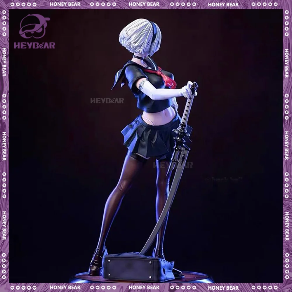 

Nier:Automata Фигурка Йорши No. 2 фигурки типа B, 2b, экшн-фигурка Gk, механическая игрушка в форме жизни, стоячая сексуальная девушка, украшение, подарок