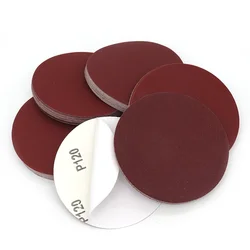 2-30PCS Gum Backing Red Color Sandpaper - 5Inch 125MM Sanding Discs Hook loop PSA/Adhesive 60-2000 Grits for Polishing Grinding