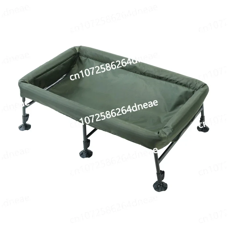 

Adjustable Carp Fishing Cradle with 6 Extendable Legs and Heavy-Duty Groundsheet for Secure Fish Handling