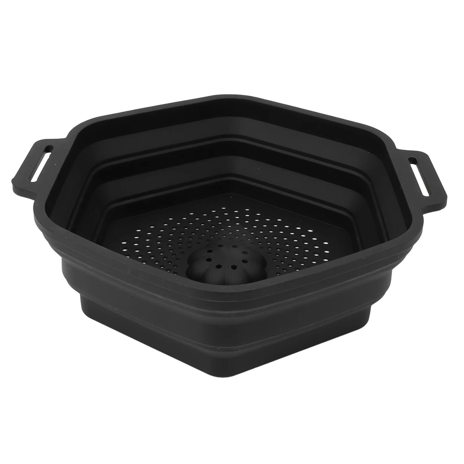 

Силиконовое ведро для ванны со льдом, складной портативный подвесной охладитель для воды, быстрое охлаждение, черный