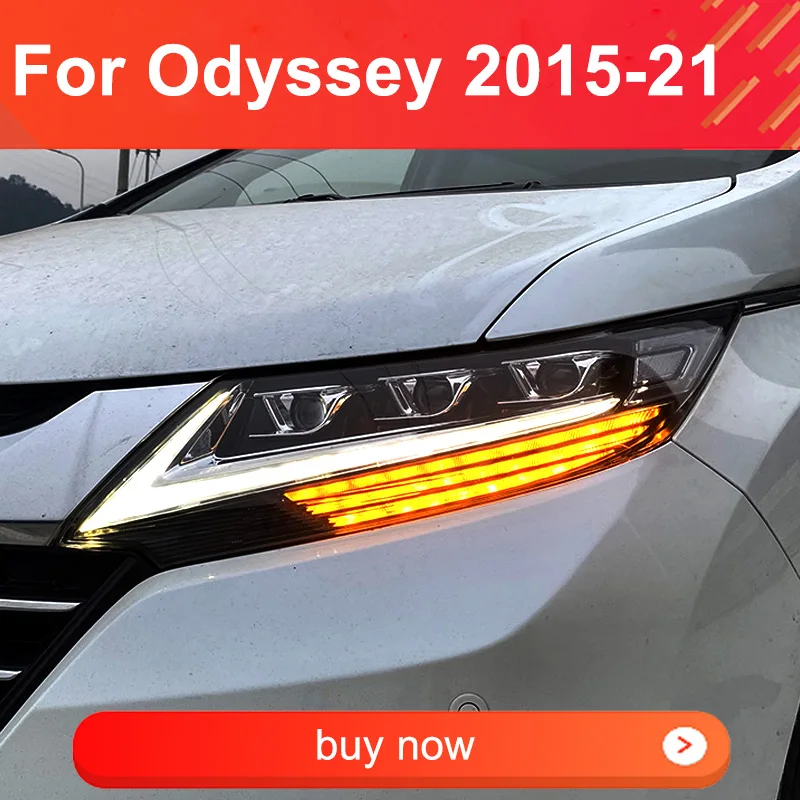 

1 Pair LED Headlights for Honda Odyssey 2015-2021 Headlights Plug and Play with DRL Dynamic Turning Front Head Lights