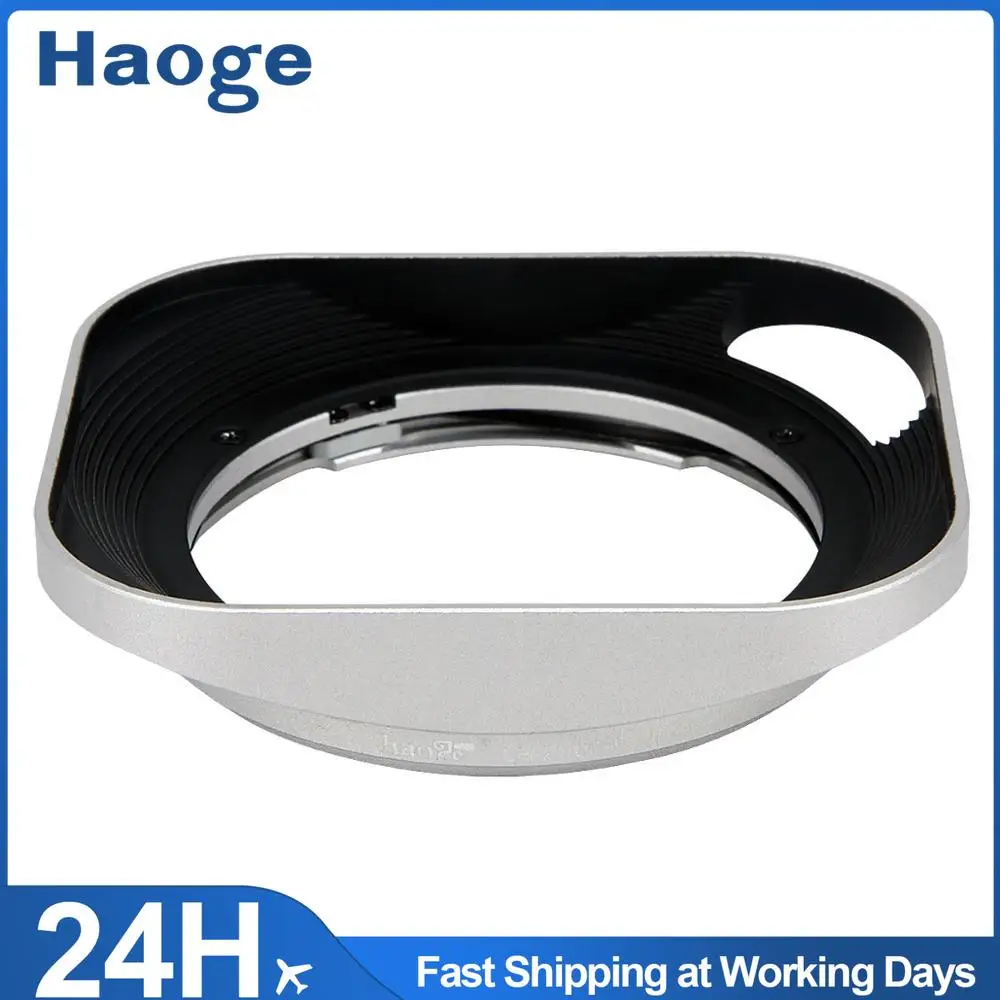 Haoge LH-ZV06P עדשת הוד עבור Carl Zeiss ZM 21mm 25mm 28mm f2.8, 21mm f4.5 כסף חלול החוצה