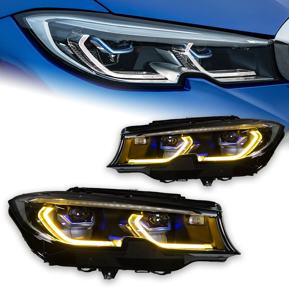 Car Styling Head Lamp For BMW G20 LED Headlight Projector Lens 2019-2021 320i 330i Signal Headlights Drl Automotive Accessories