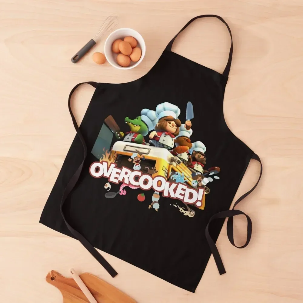 Overcooked Apron waterproof for women Custom Chef Uniform Woman Apron