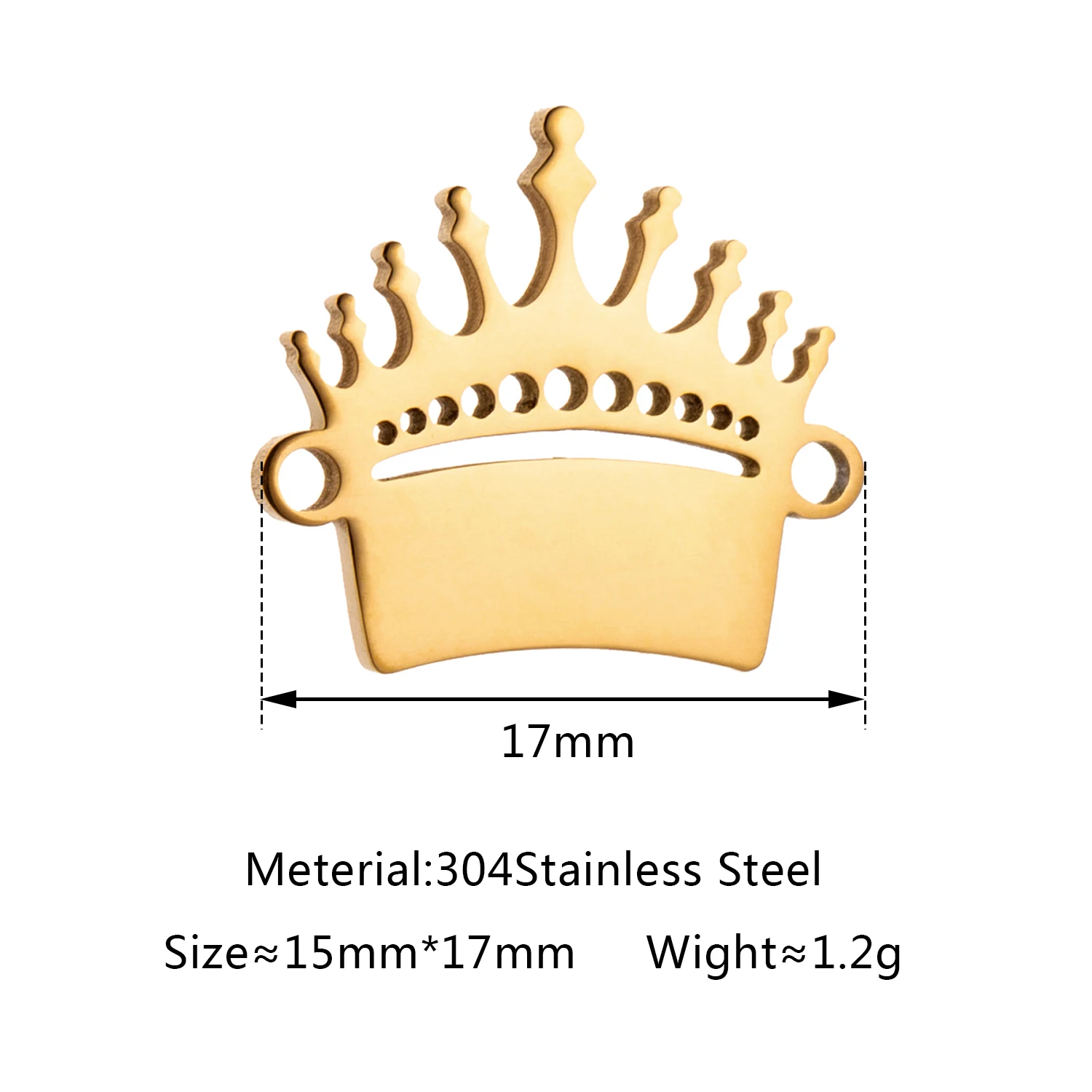 5 stks/partij Rvs Crown Charms & Zon Bloem Hanger Connector Voor DIY Ketting Oorbellen Armband Sieraden Maken Benodigdheden