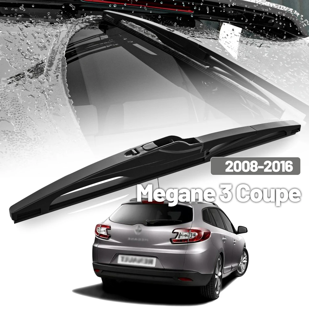 Für Renault Megane 3 Coupé 2008-2016 2010 2015 Heckscheibenwischer Heckklappenfensterwischer Zubehör 14 Zoll