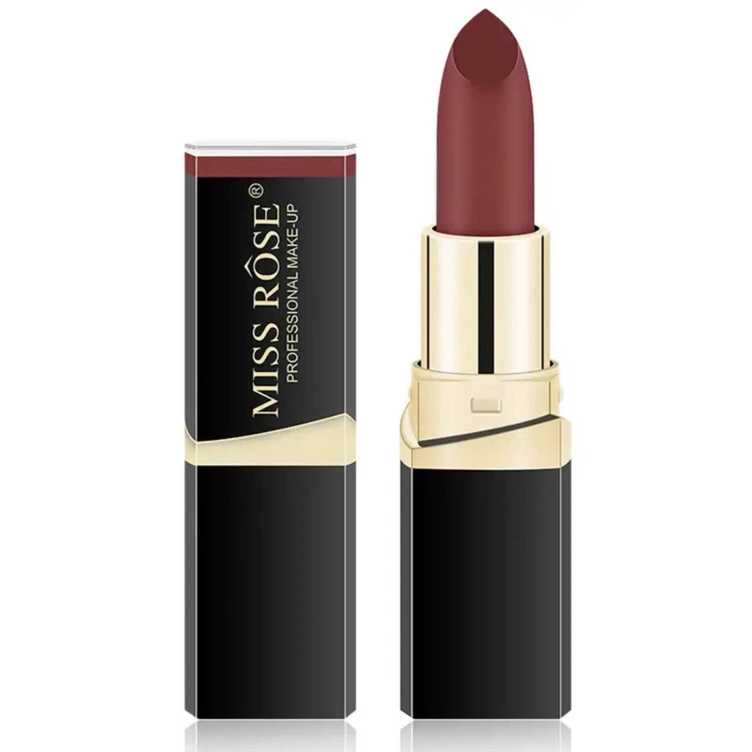 

MISS ROSE Classic Lipstick Chocolate Matte Sexy Lipstick Red lip gloss Labiales envio gratis Joocyee lip Envio gratis maquillaje