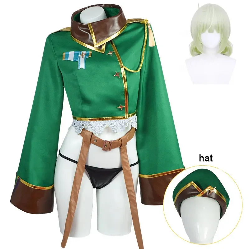 Araga Kiwi Cosplay Costume Amine I Admire Gushing Over Magical Girls Halloween Carnival Party Outfit Wig Women Coat