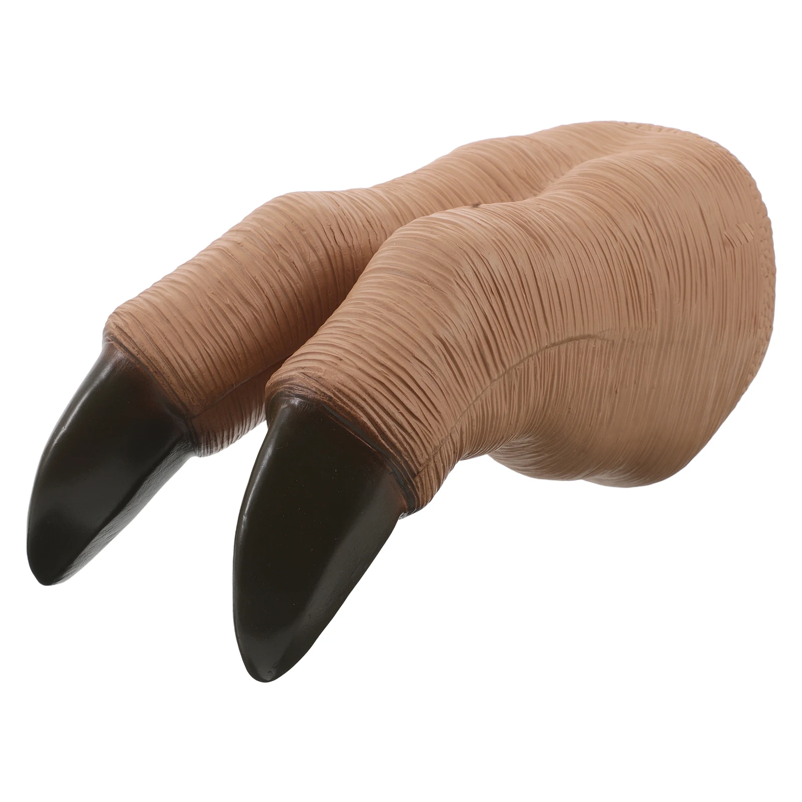 Guantes de dinosaurio simulados marionetas de mano de animales para niños pequeños vinilo caqui Cosplay niño