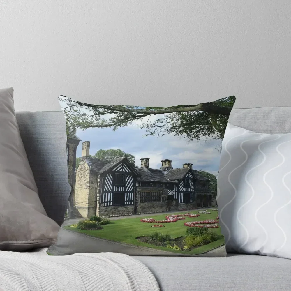 Shibden Hall in the summer sun Throw Pillow ornamental pillows Luxury Pillow Cover Cushions Cover pillow