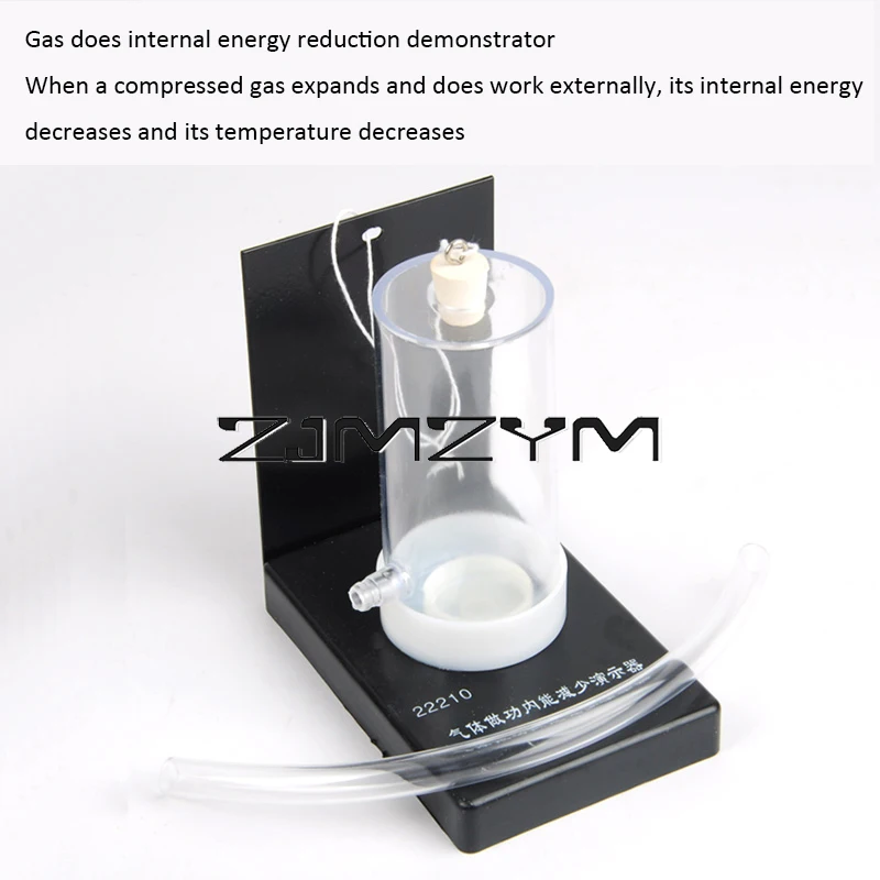 Gas Work Internal Energy Reduction Demonstrator Physics Laboratory Teaching Instrument