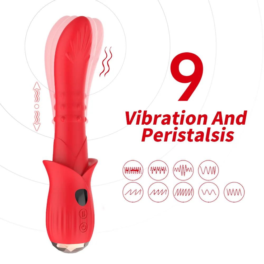 Official-Website Powerful Swing Tongue Licking Vibrator Female Rose-toy Oral Nipple Clitoris Stimulator Goods Sex Toys for Women