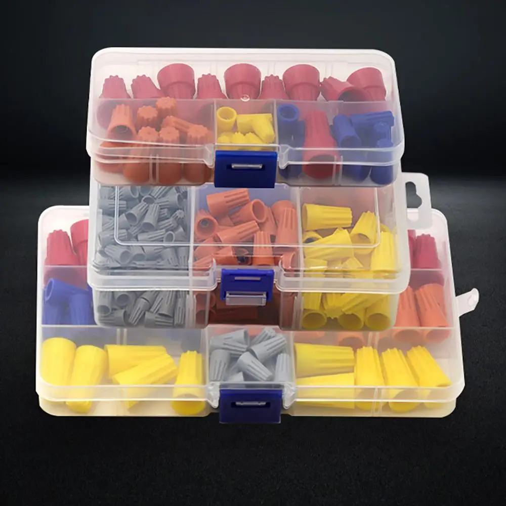 Colorful Boxed Wire Cap Twist Cap 220pcs Combination Set Boxed Spiral Wire Cap Nuts Electrical Twist Terminal