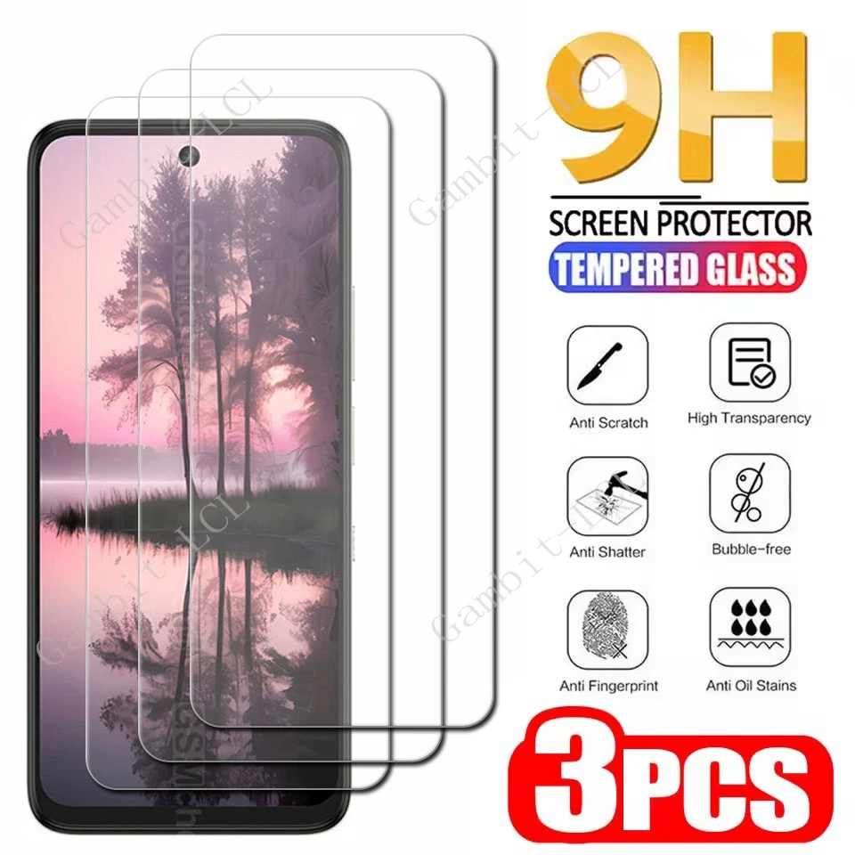 3 قطع من الزجاج المقوى لـ TCL NxtPaper 70 Pro K70 XE XL Power 60 Ultra 60R 30 40 50 SE 40R 305 306 505 واقي شاشة وغطاء حماية